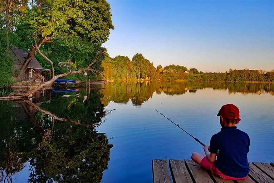 Things to do in Lithuania - fishing at one of the many lakes