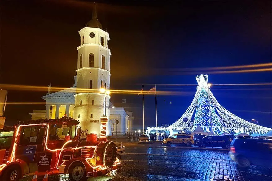 Vilnius Christmas market and Christmas train - winter celebrations in Lithuania