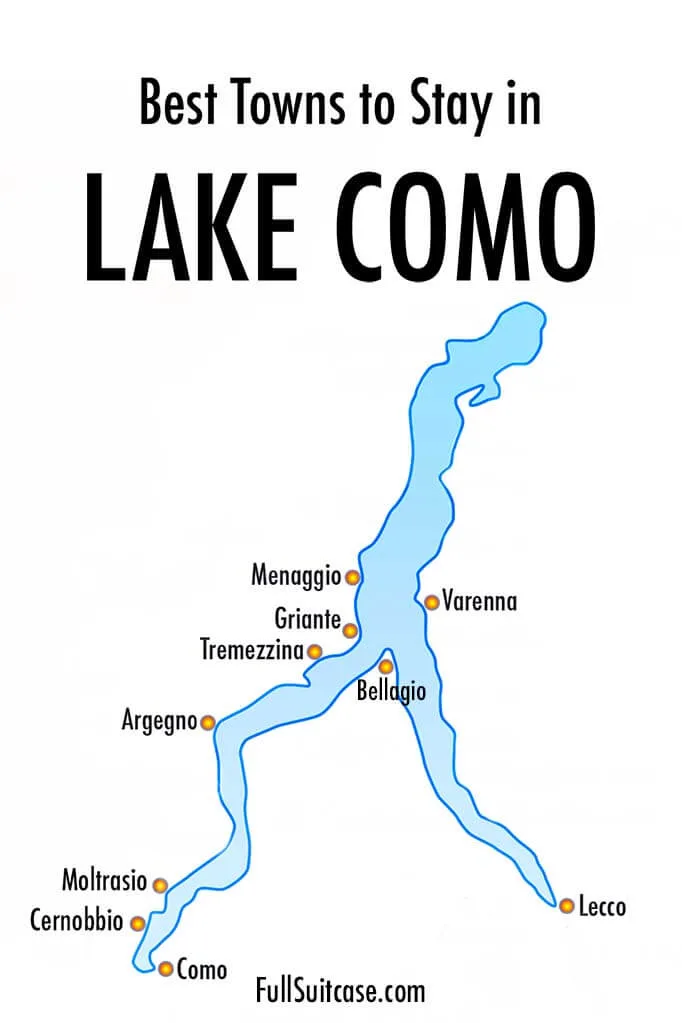 Where to stay in Lake Como - best towns