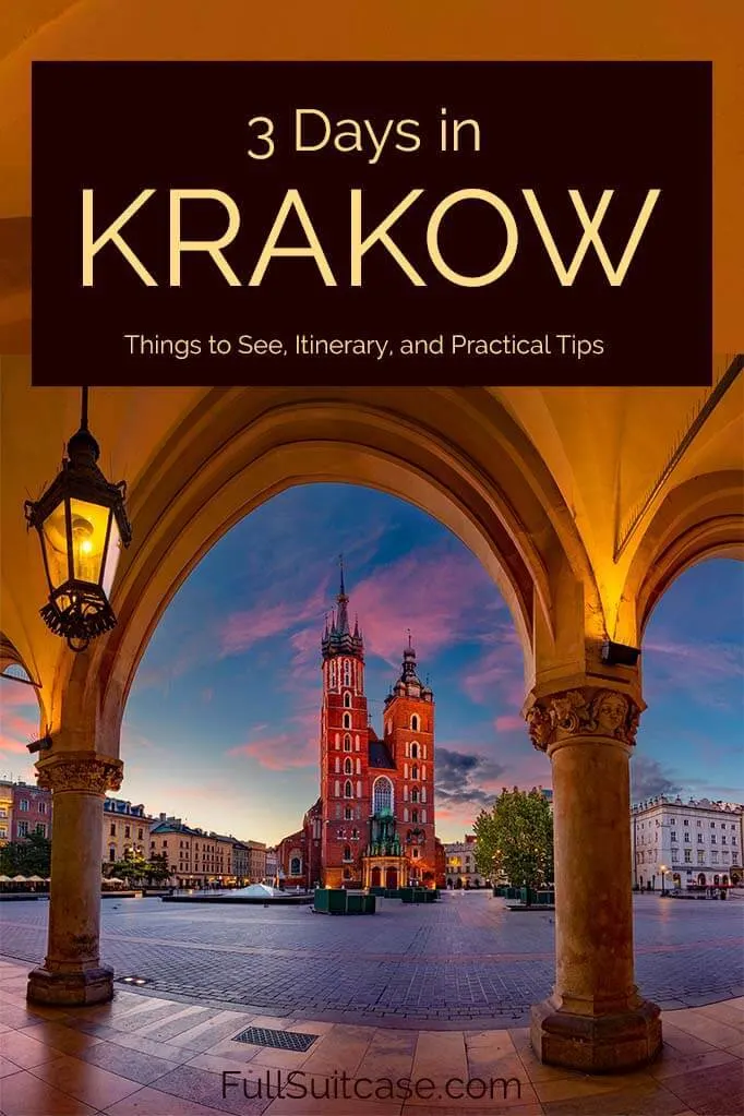 3 days in Krakow - best itinerary for the first trip