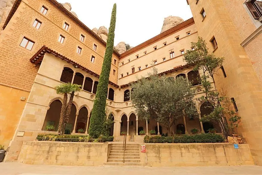 Abbey of Montserrat in Spain