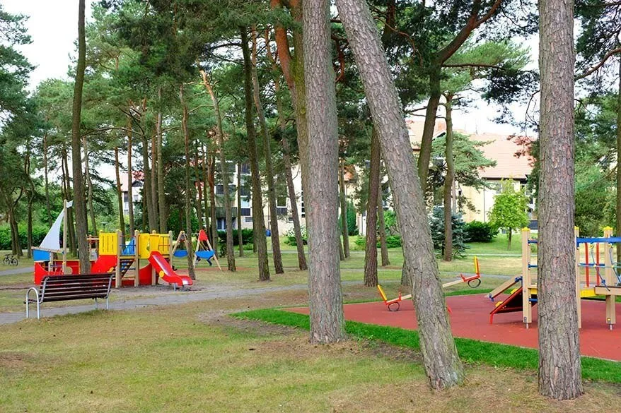 Children's playground in Nida Lithuania