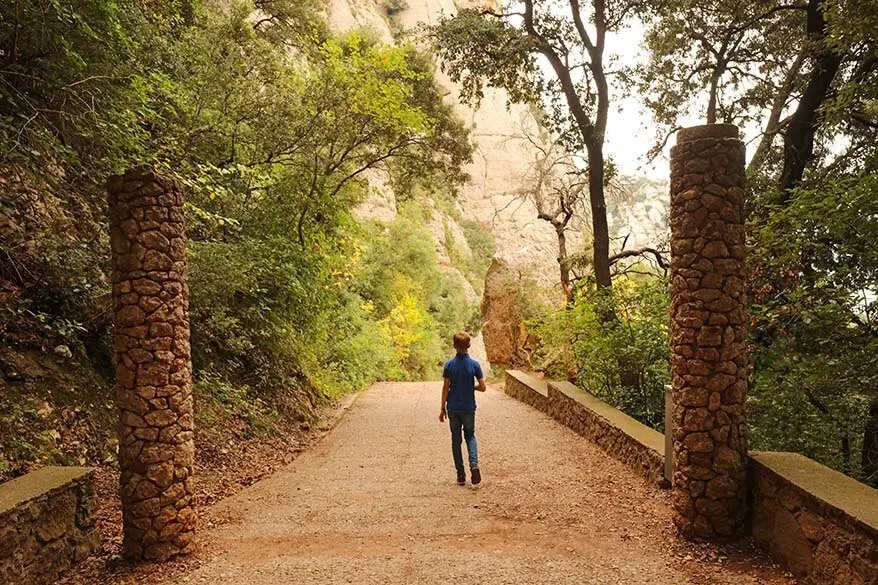 Hiking in Montserrat with kids