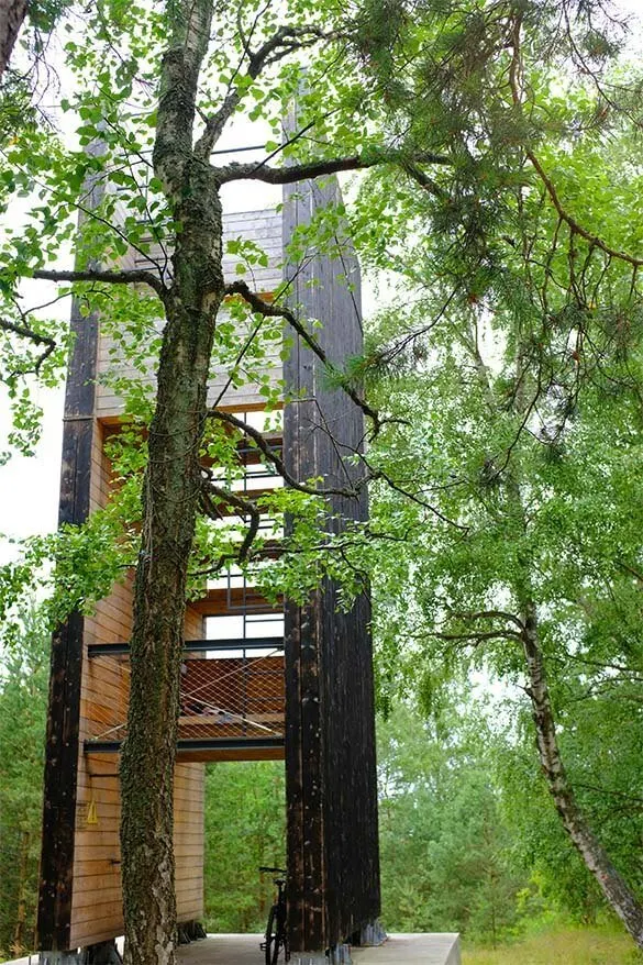 Highlight observation tower in Nida Lithuania