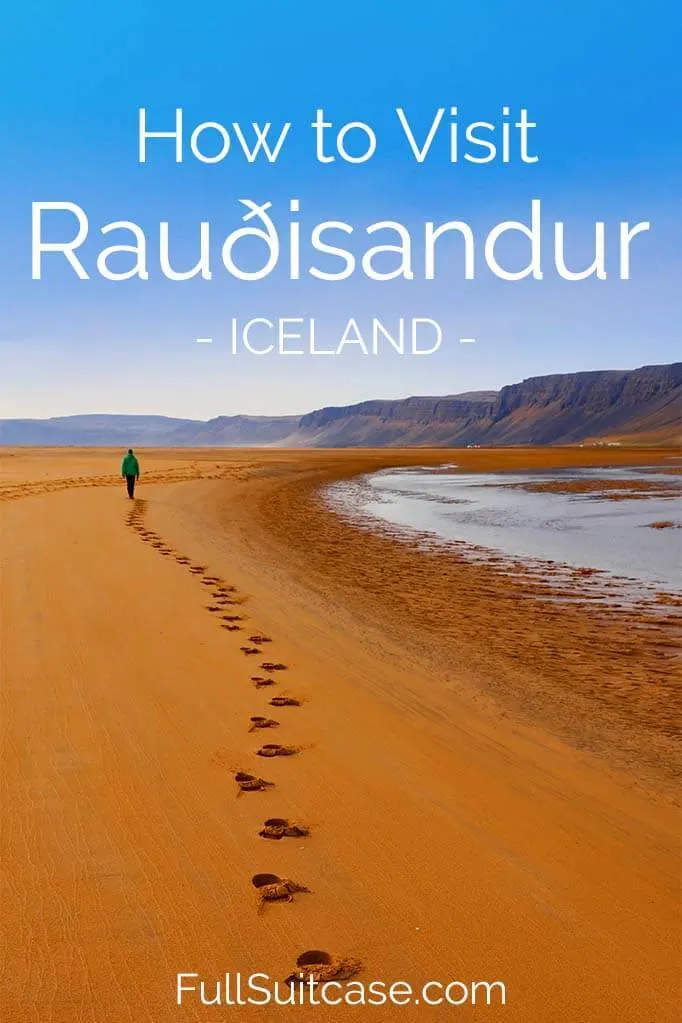 How to visit Raudasandur beach in Iceland
