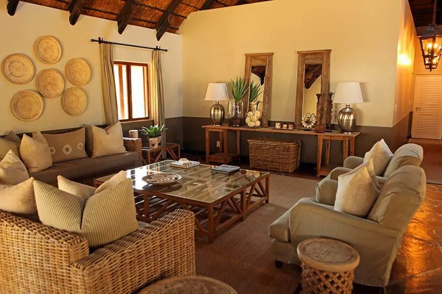 Luxury Mushara lodge in Etosha Namibia