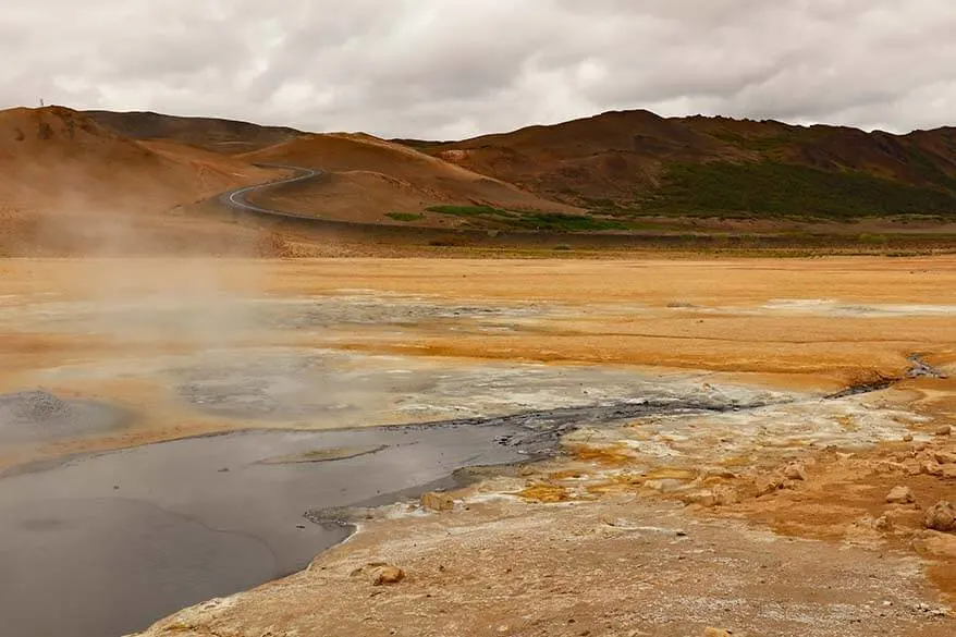 Namaskard geothermal area is one of the best places to visit in North Iceland