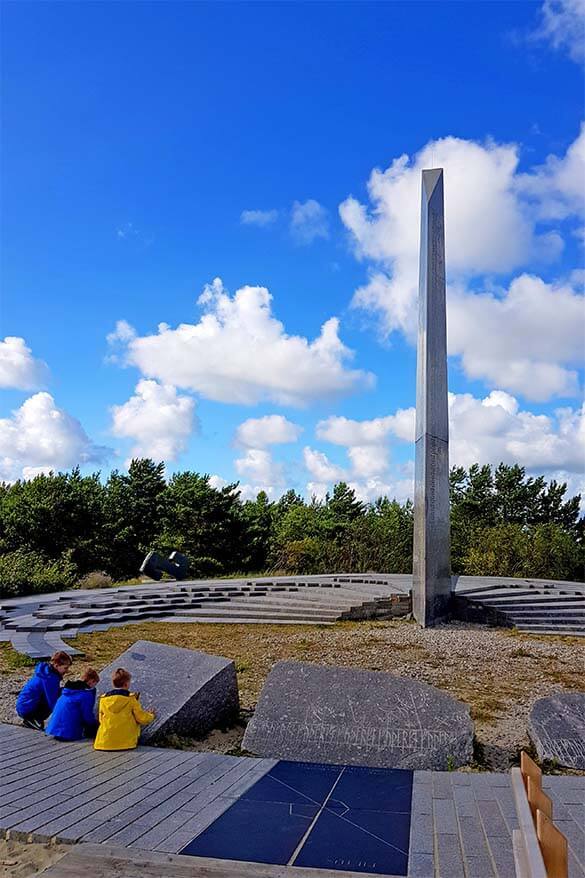 Parnidis Dune Sundial - one of the must see places in Nida Lithuania