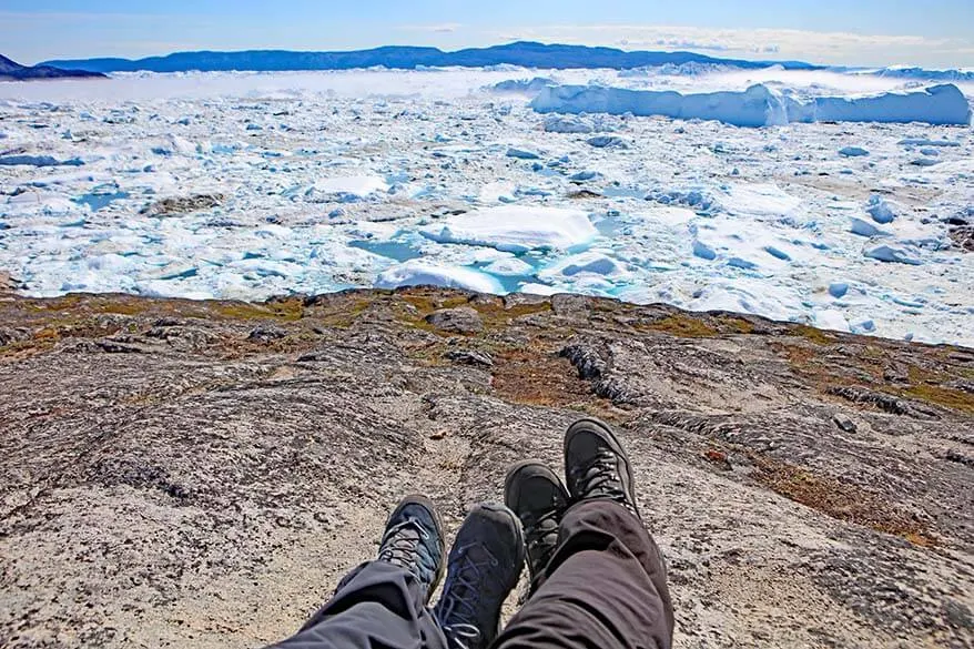 Sturdy waterproof hiking boots are the best shoes for Greenland