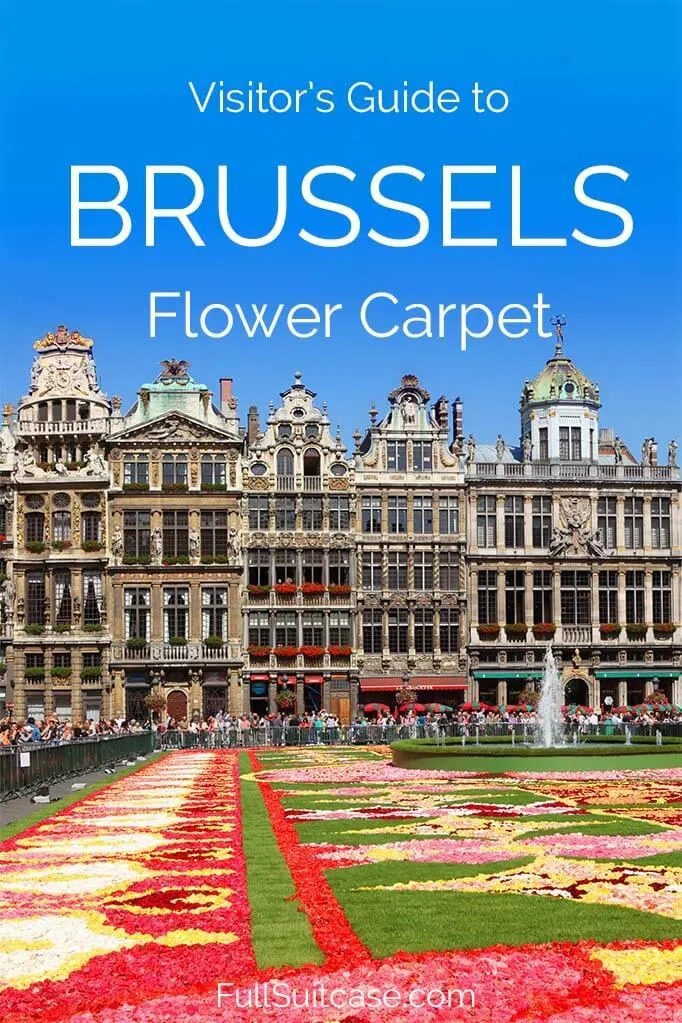 Visit Brussels Flower Carpet in Belgium