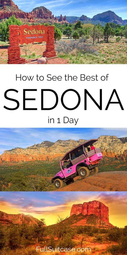Visit Sedona  in one day with this day trip itinerary from Phoenix