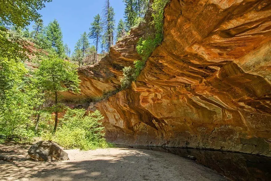 West Fork Trail at Oak Creek Canyon in Sedona AZ