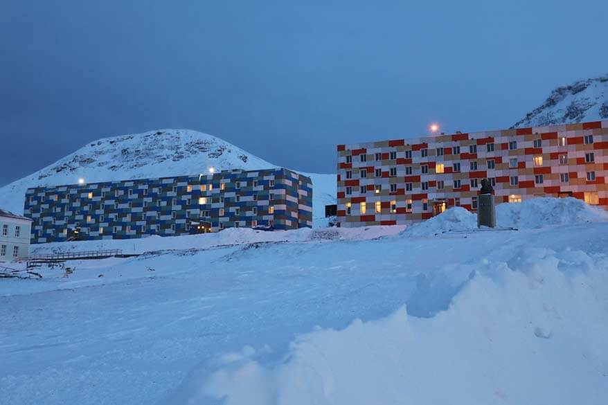 Barentsburg - eine der größten Siedlungen in Svalbard