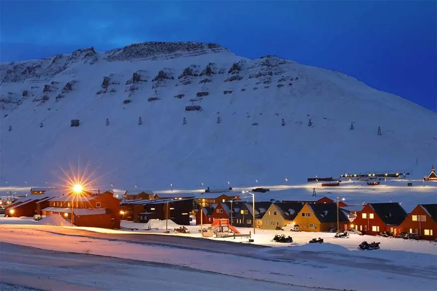 Longyearbyen in winter
