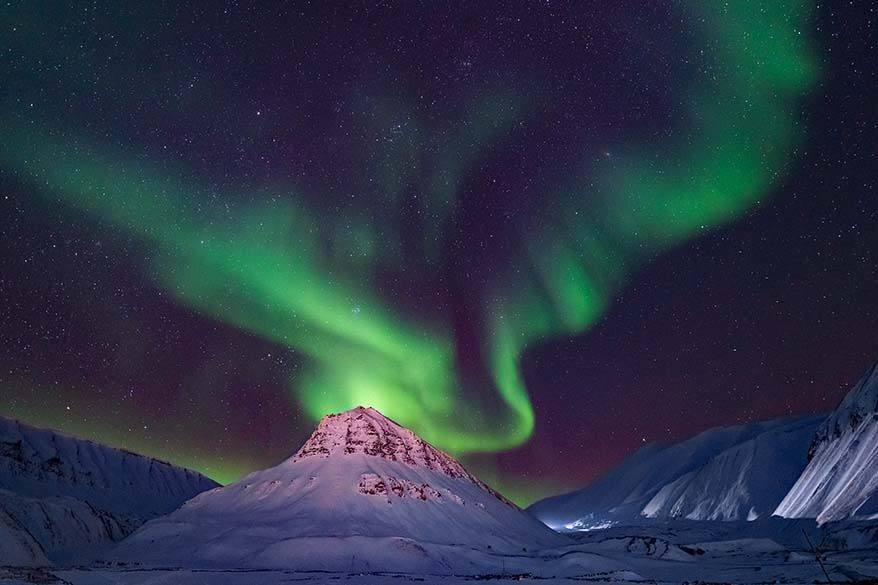 Nordlys Svalbard