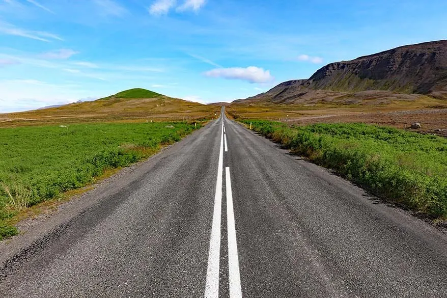 Road 76 - one of the most beautiful roads in Iceland