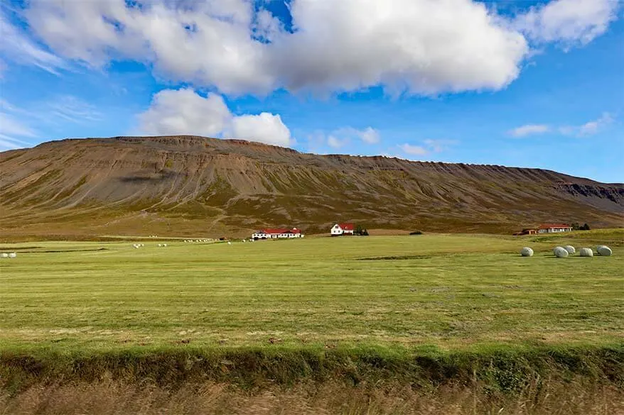 Scenic Trollaskagi Peninsula in Iceland