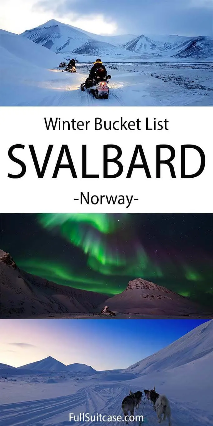 What to expect and what to do in Svalbard in winter