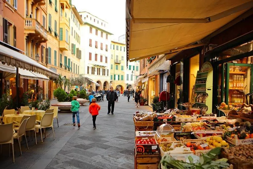 All Saints Day in Italy - almost all shops and all restaurants were open in Santa Margherita Ligure