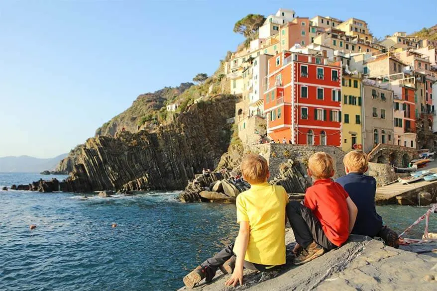 Beautiful fall weather in Cinque Terre at the end of October - beginning of November