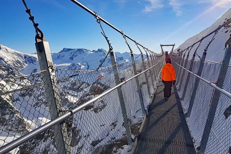 Cliff Walk is included in Mt Titlis ticket price