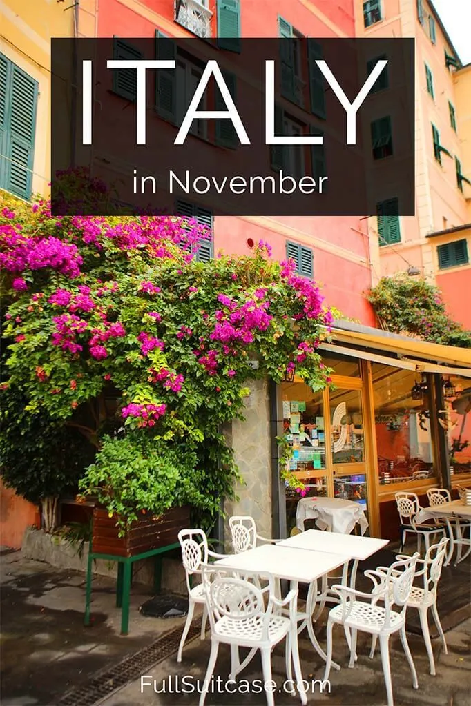 Complete guide to visiting Italy in November