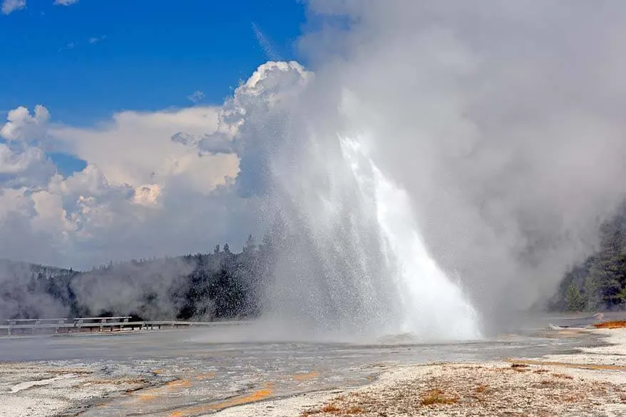 Daisy Geyser in Yellowstone