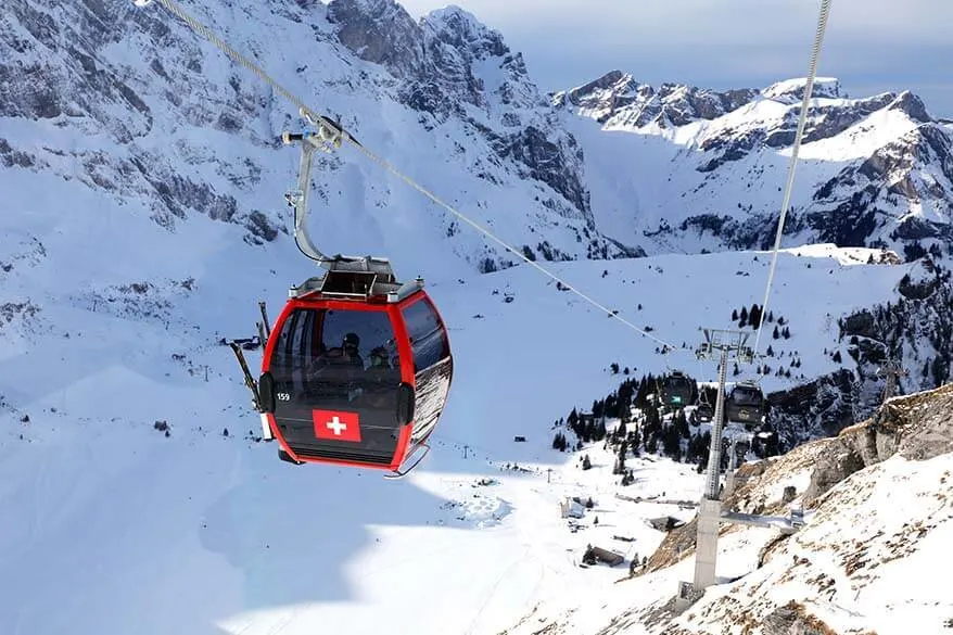 Gondola from Engelberg to Mount Titlis