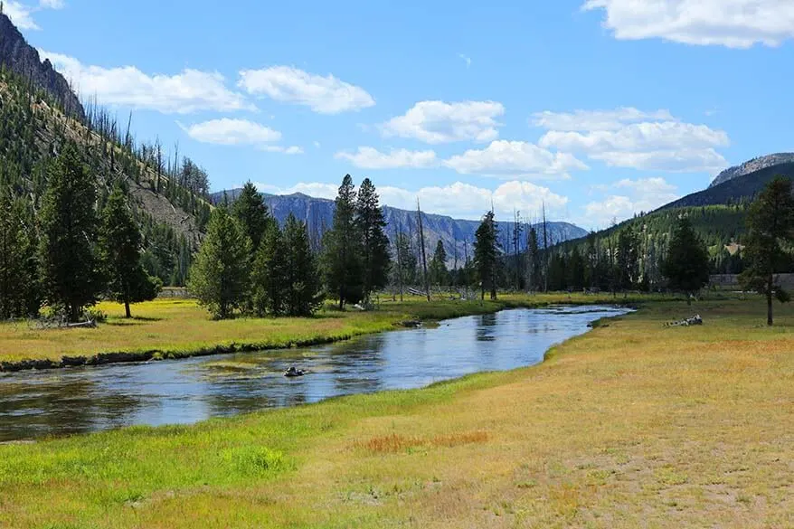 Hiking in yellowstone in july sale