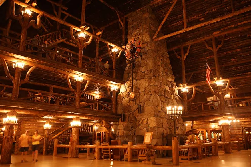 Inside the Old Faithful Inn