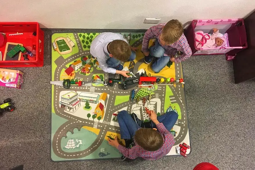 Kids playroom at Berghotel Truebsee