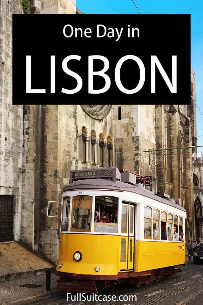 Lisbon in a day - best things to do and map