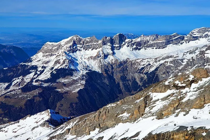 Mt Titlis panorama Switzerland