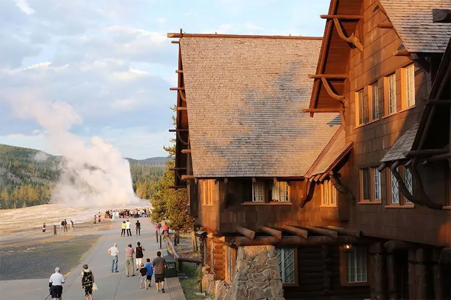 Old Faithful Inn is always fully booked in July and August