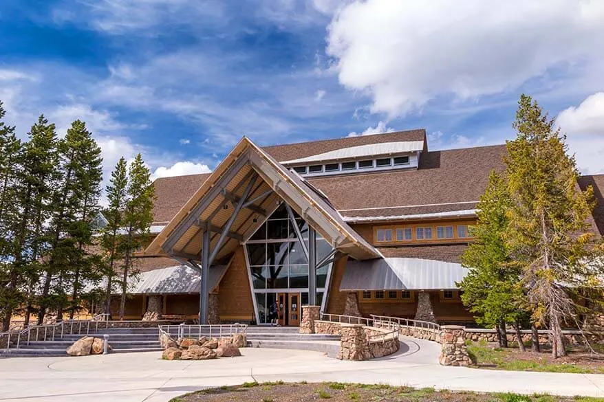 Old Faithful Visitor and Education Center in Yellowstone