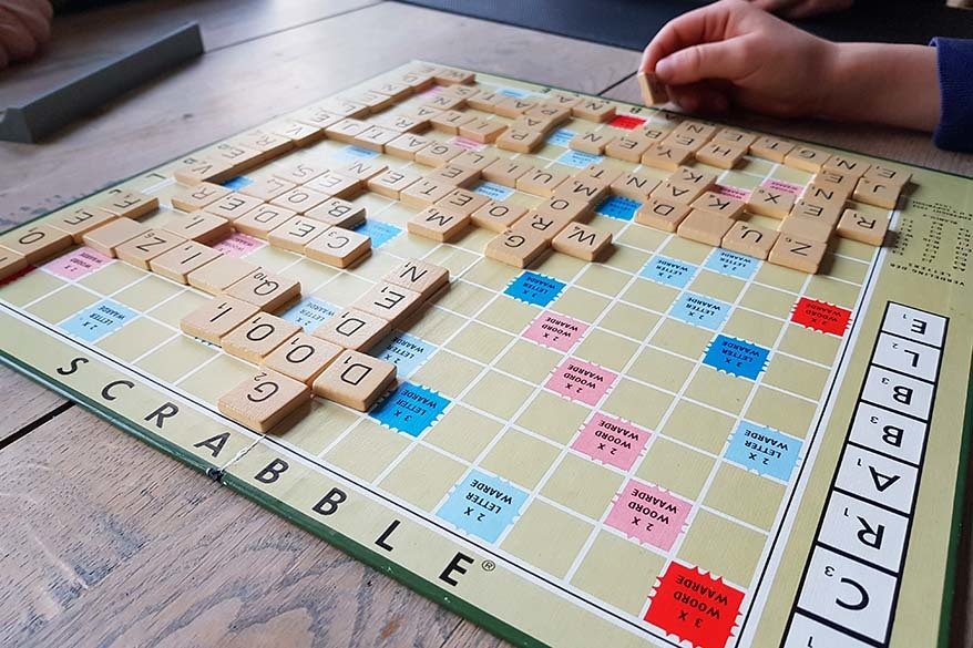 Playing scrabble