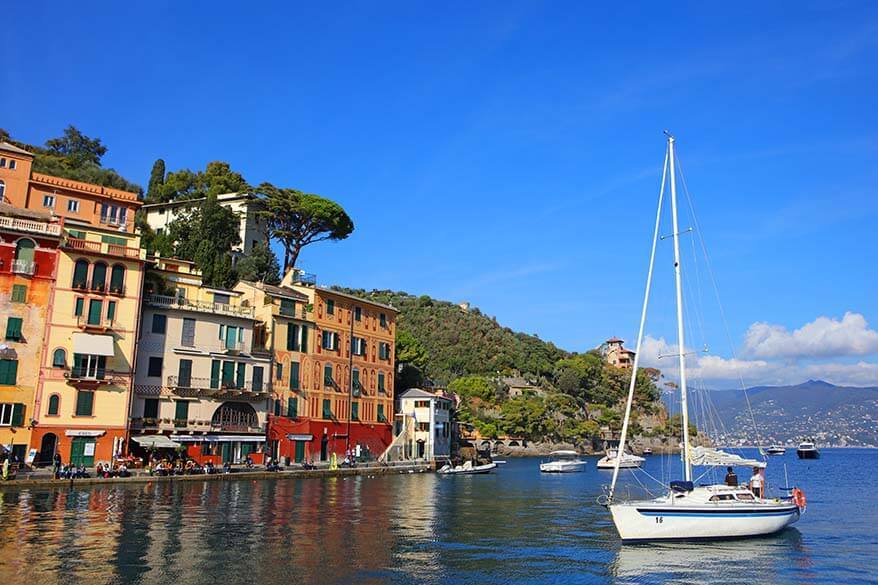 Portofino in Italy in November