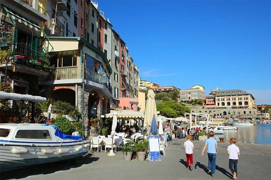 Portovenere in Italy at the beginning of November