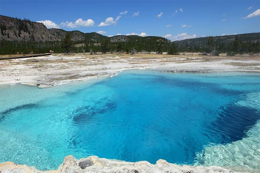 Sapphire Pool - Biscuit Geyser Basin in Yellowstone