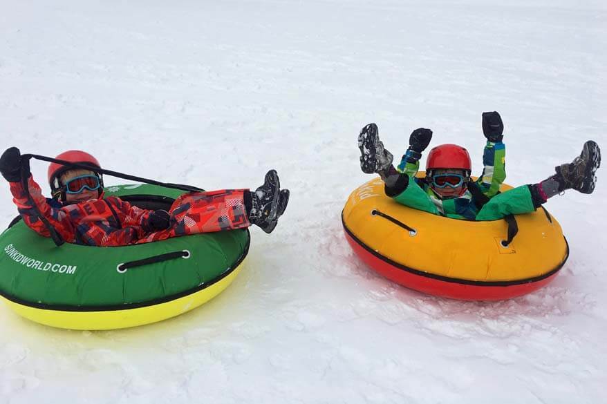 Snow tubing in Engelberg