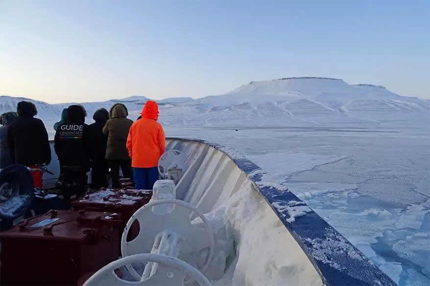 Svalbard boat trip