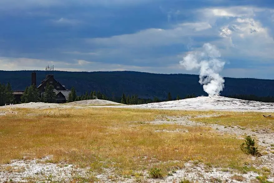 The Old Faithful area