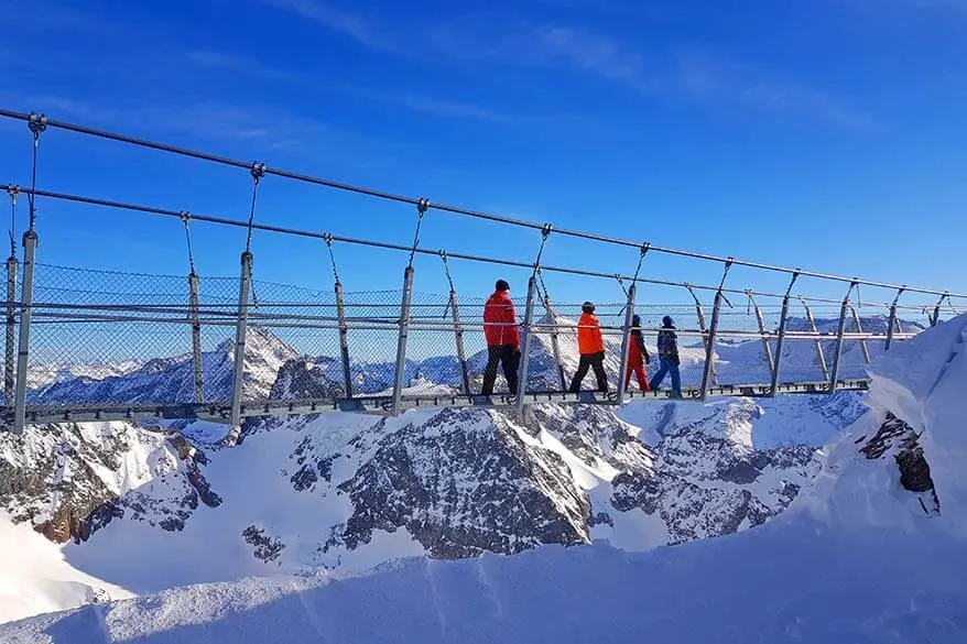 Titlis Cliff Walk - Europe's highest suspension bridge