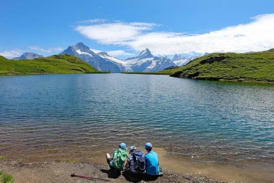 Bachalpsee with kids