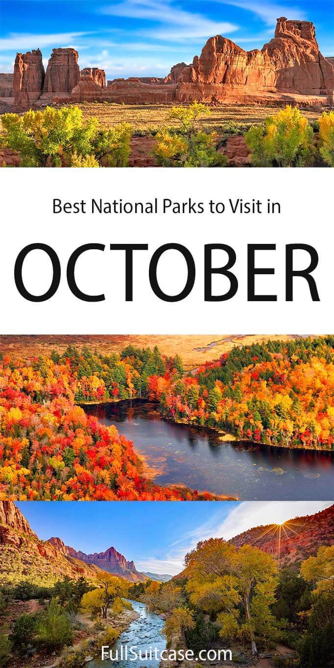 Best American National Parks to visit in October