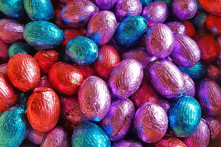 Chocolate Easter eggs