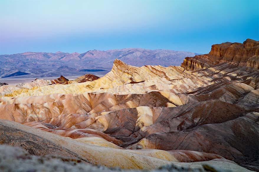 Death Valley National Park in November