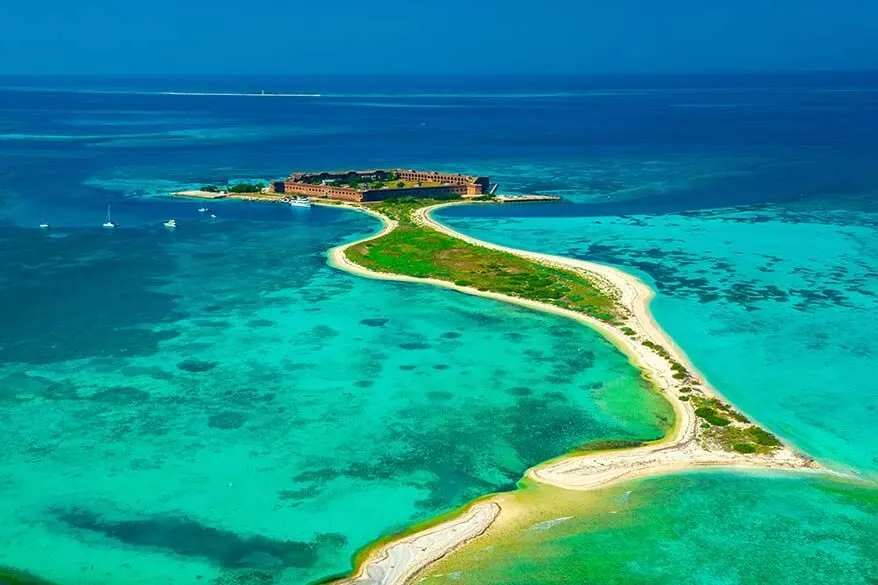 Dry Tortugas National Park aerial view