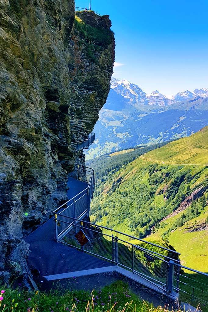 First Cliff Walk in Grindelwald