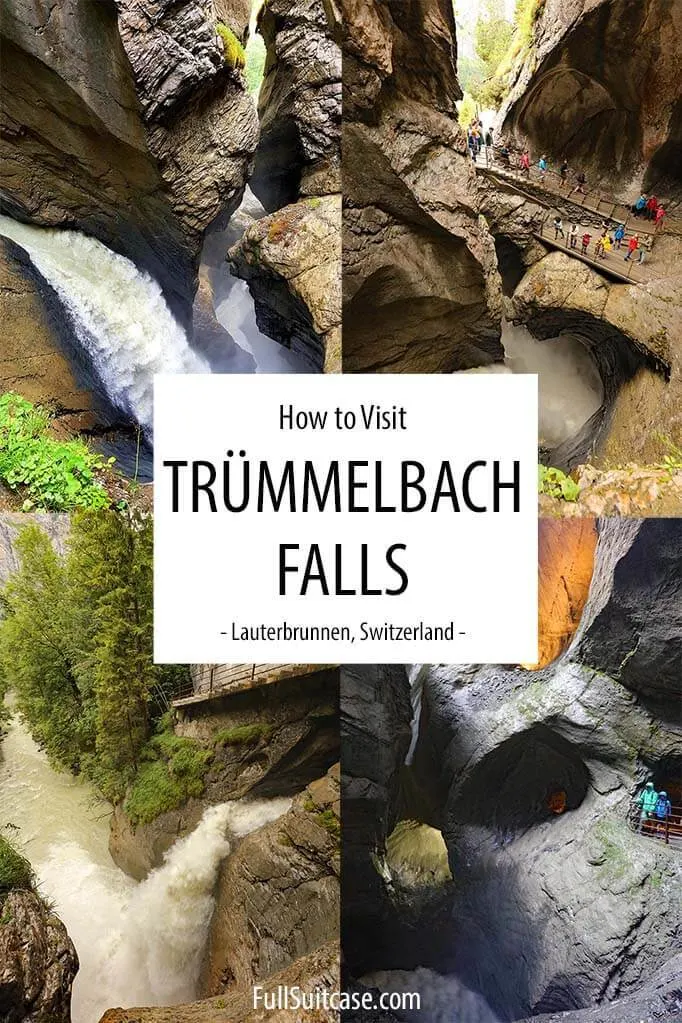 How to visit Trummelbach Falls in Lauterbrunnen, Switzerland